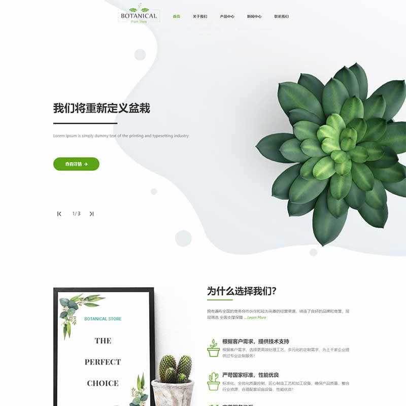 某某绿植盆栽租赁公司